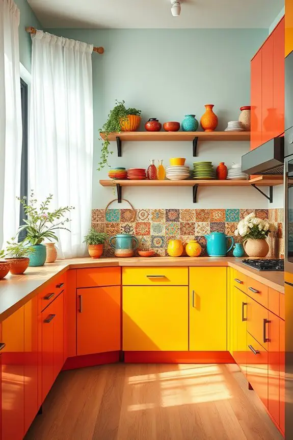 vibrant diy cabinet transformation