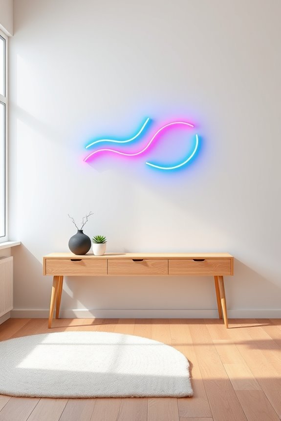 vibrant diy neon designs