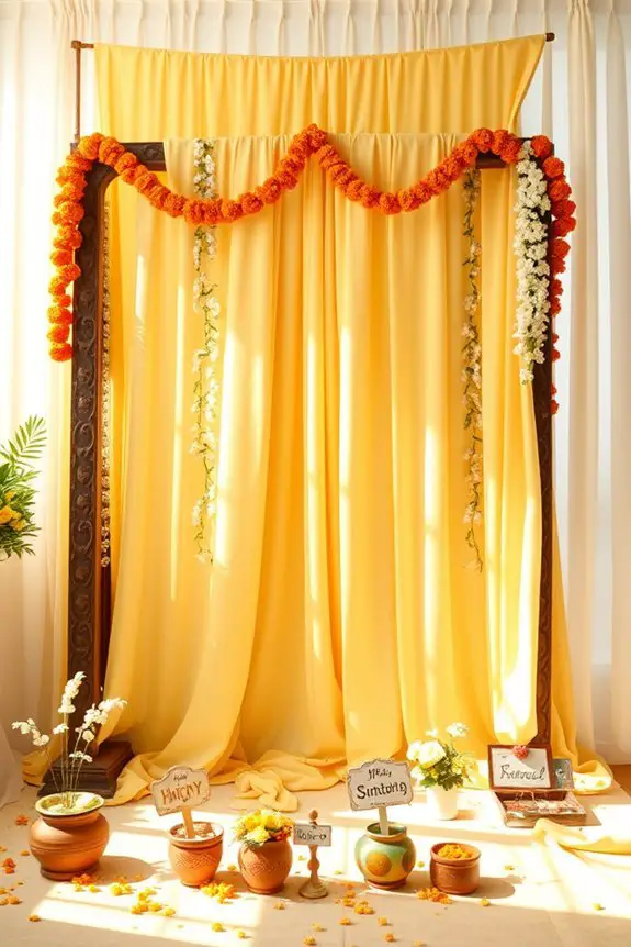 vibrant diy photo backdrop