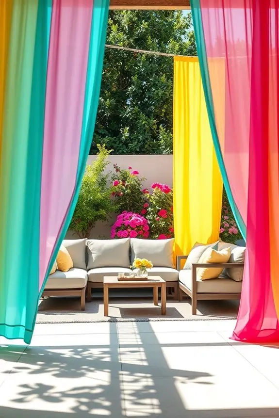 vibrant durable outdoor curtains