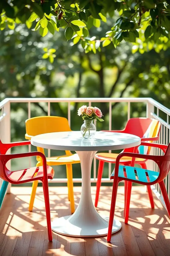vibrant durable outdoor seating