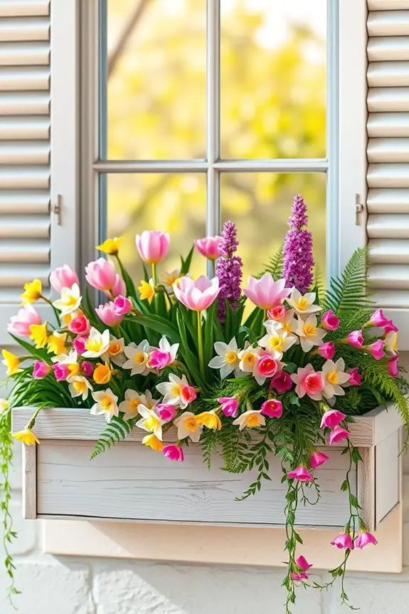vibrant easter flower arrangements