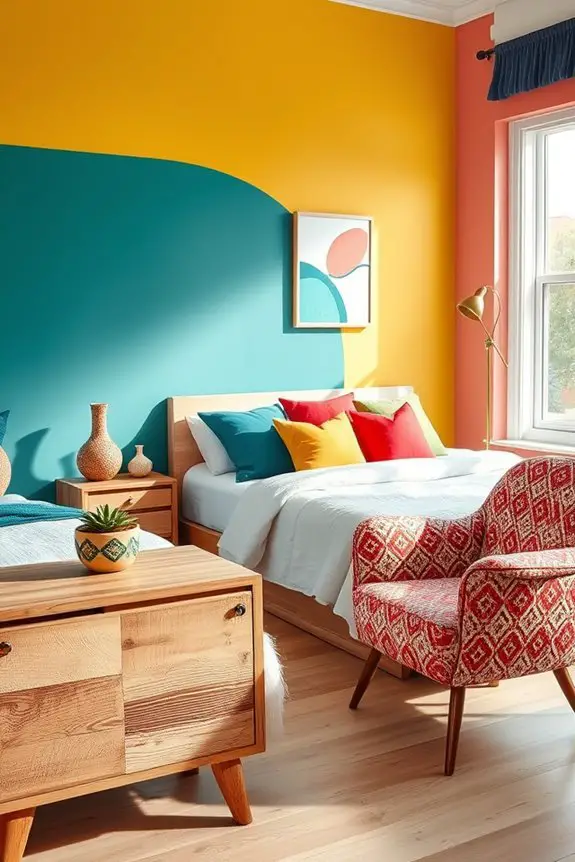 vibrant eclectic color mix