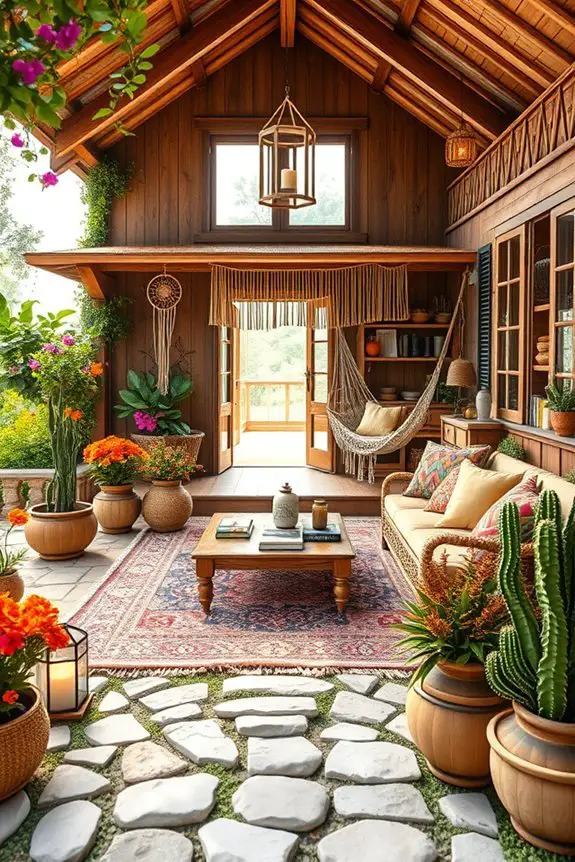 vibrant eclectic cozy retreat