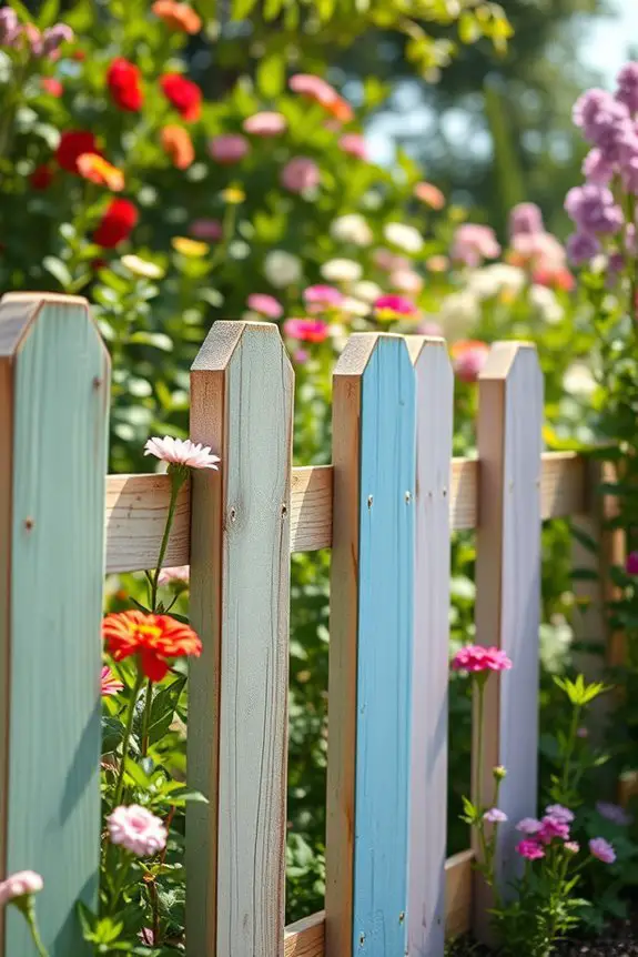 vibrant eco friendly garden fencing