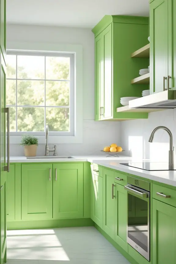 vibrant eco friendly kitchen design