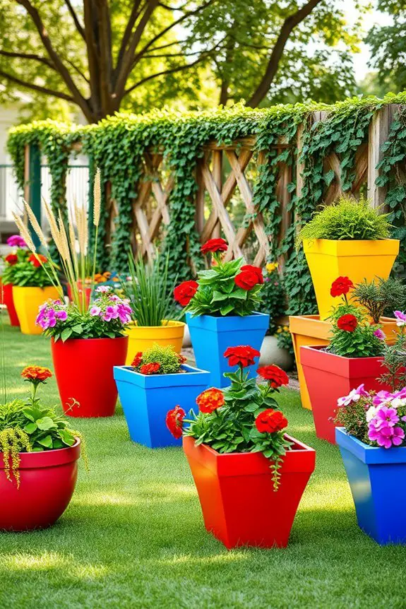 vibrant eco friendly planter designs
