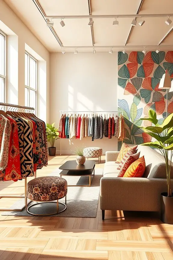 vibrant engaging retail atmosphere