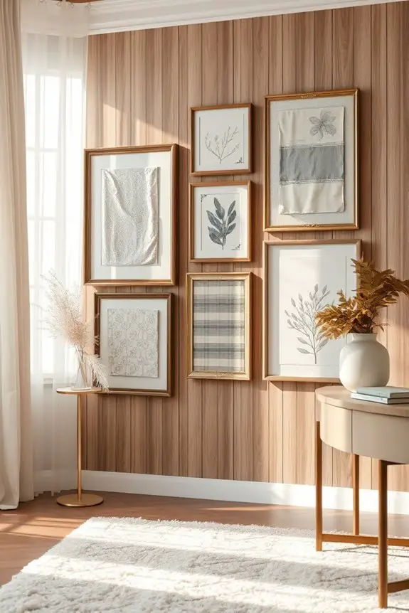 vibrant fabric wall art