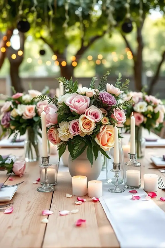 vibrant floral centerpiece arrangements