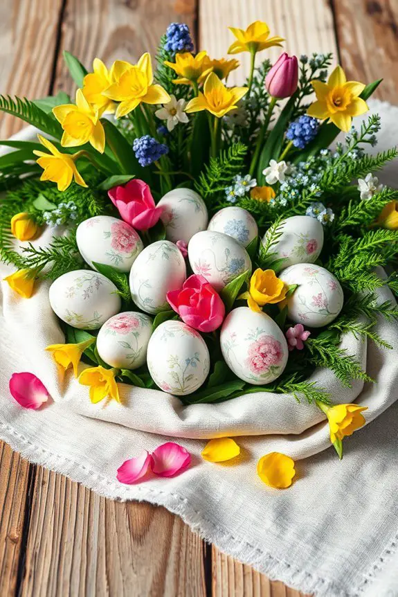 vibrant floral easter arrangements