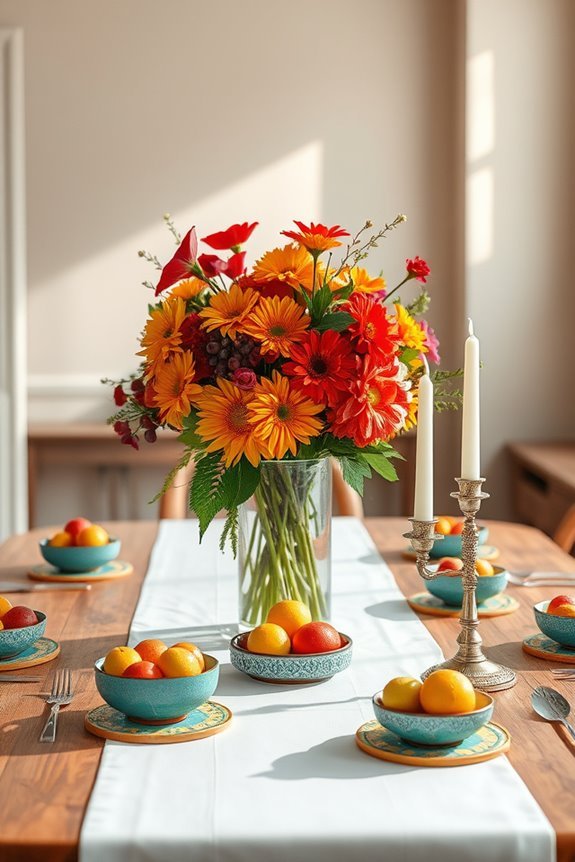 vibrant fruit and textures
