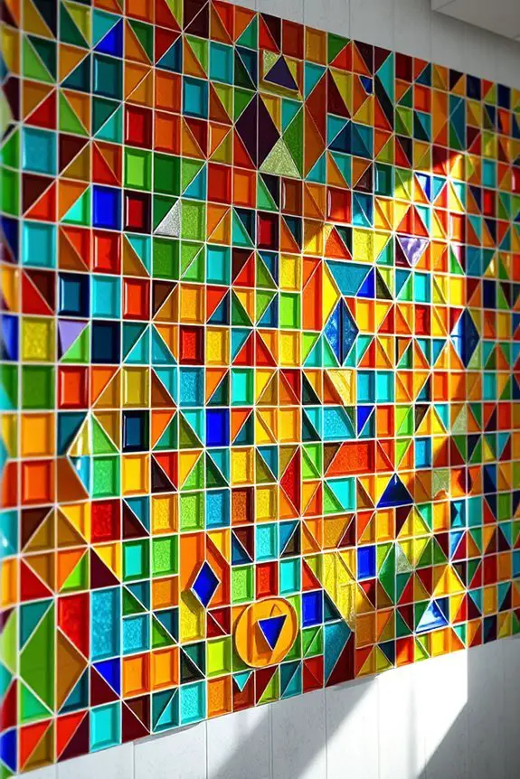 vibrant geometric tile designs