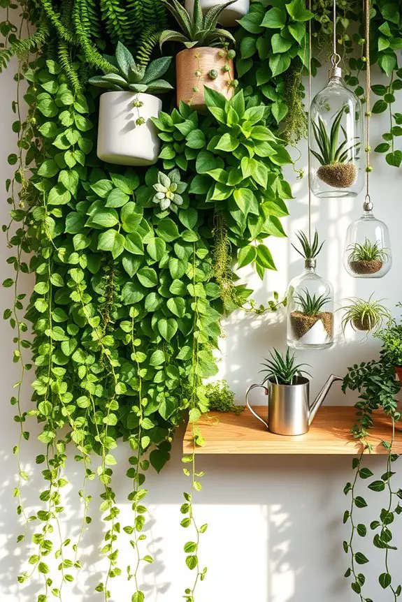 vibrant green wall accessories