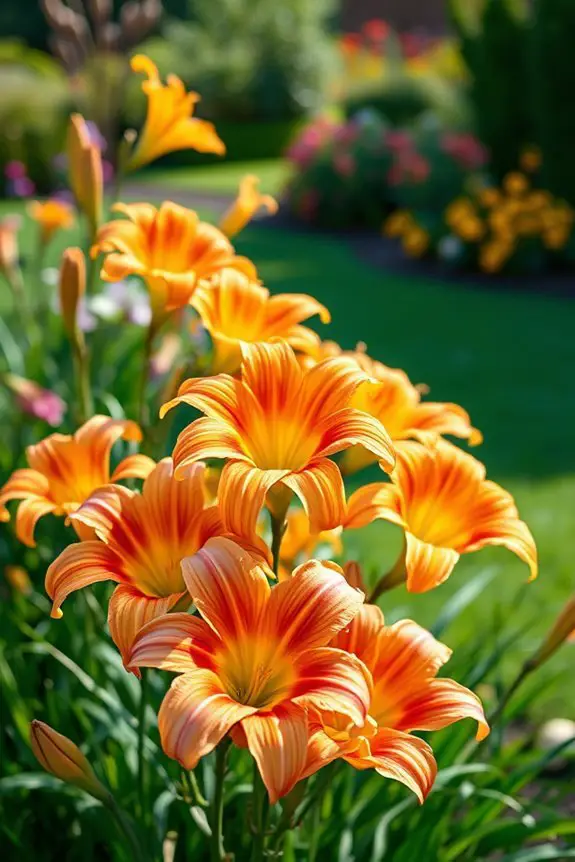vibrant hardy garden blooms