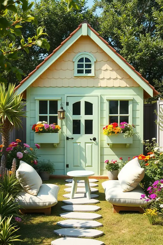 vibrant imaginative playhouse design