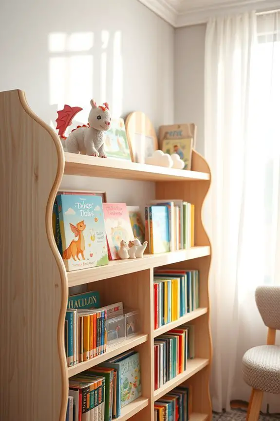 vibrant imaginative reading space