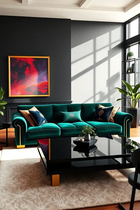 vibrant jewel tones elegance