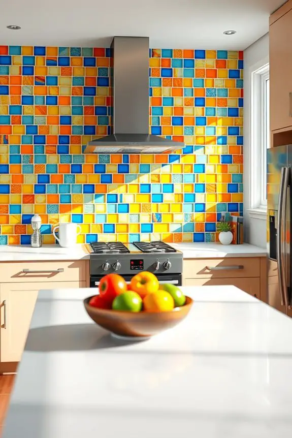 vibrant kitchen backsplash ideas