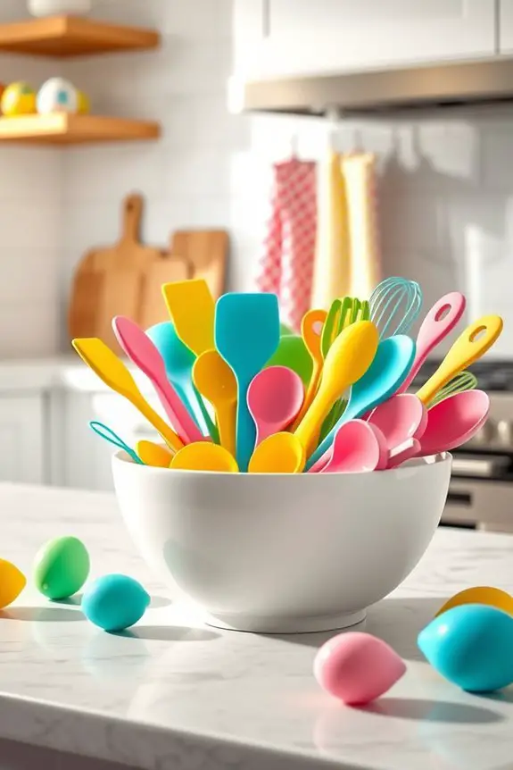 vibrant kitchen utensil joy