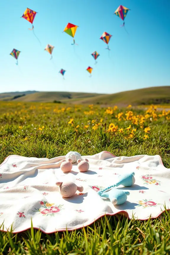 vibrant kites and joy
