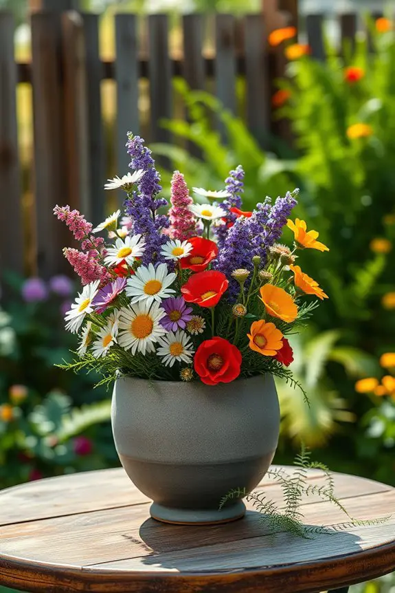 vibrant low maintenance garden decor