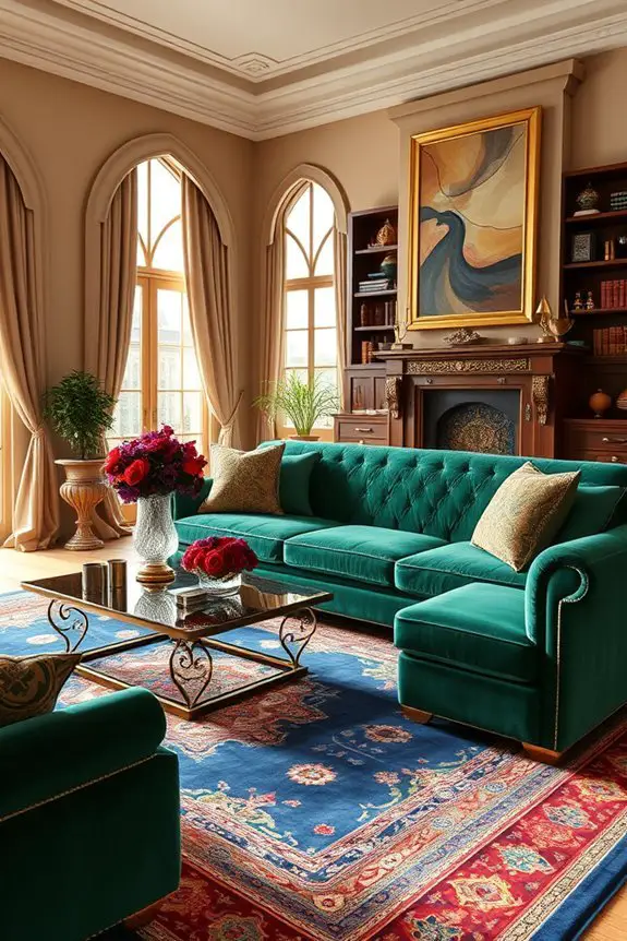 vibrant luxury through color