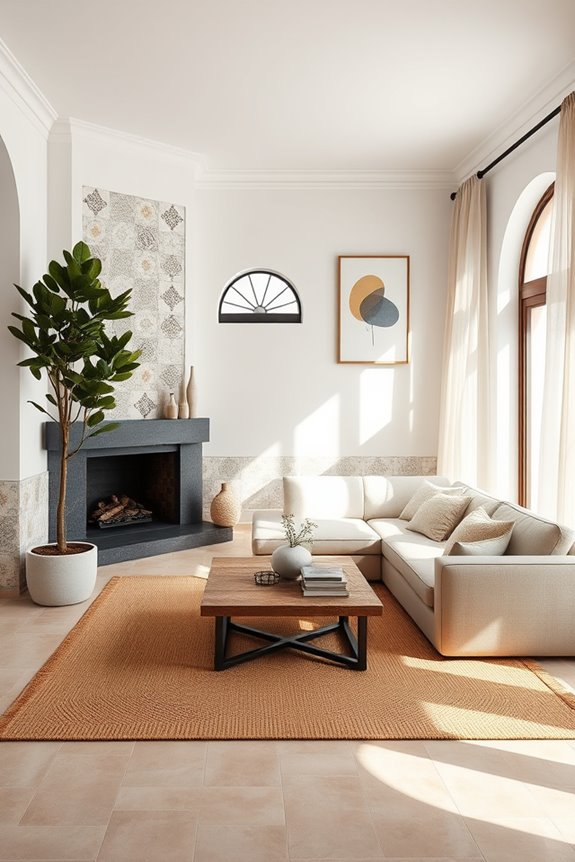 vibrant modern spanish decor