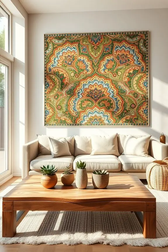 vibrant mosaic wall transformations