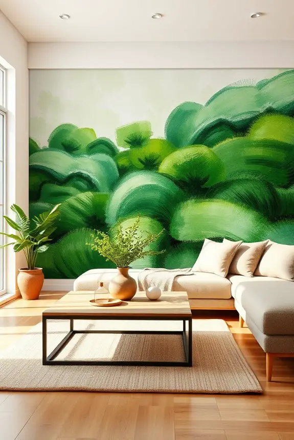 vibrant nature inspired wall art