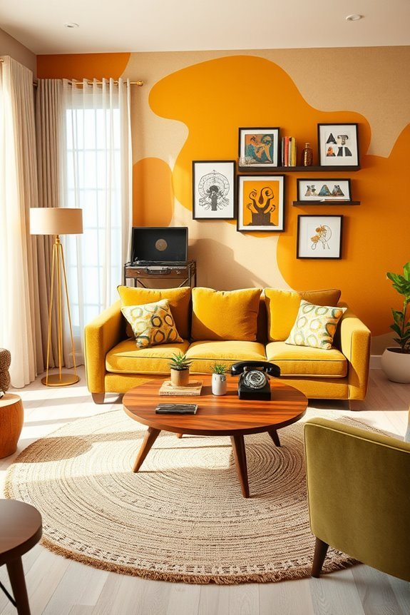 vibrant nostalgic design elements