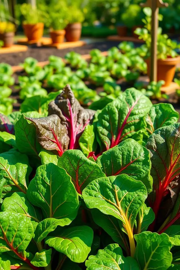 vibrant nutritious garden greens