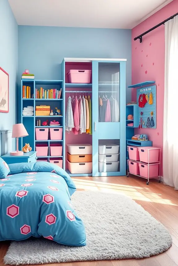 vibrant organized closet solutions