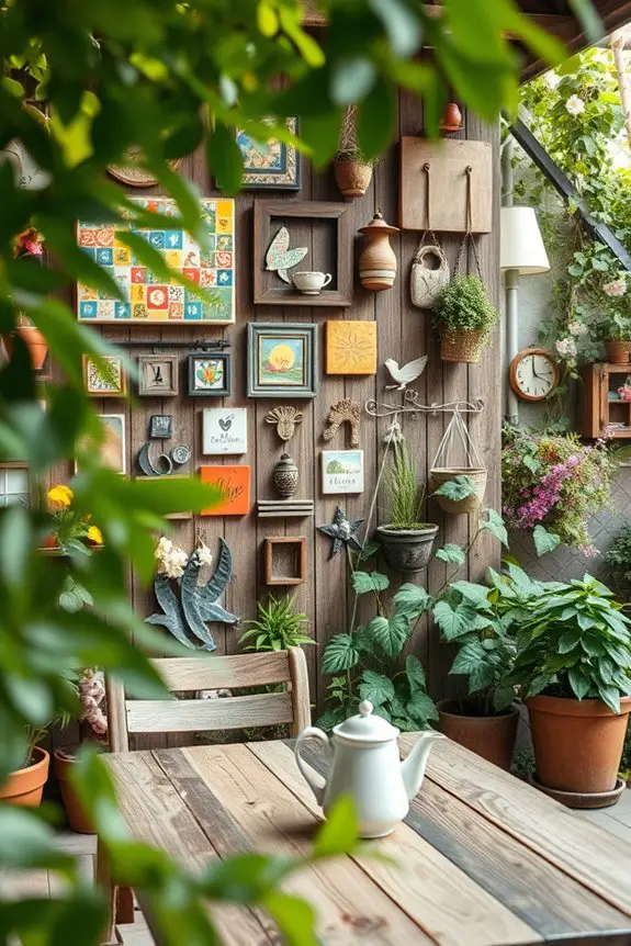 vibrant outdoor cafe decor