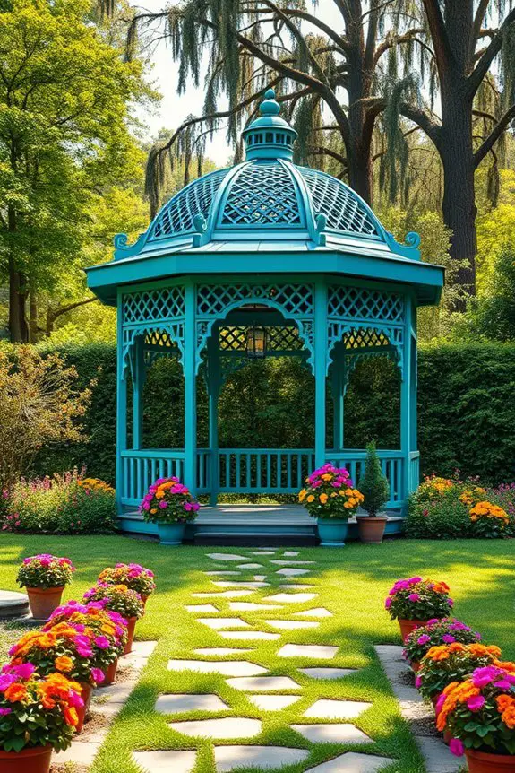 vibrant outdoor gazebo designs