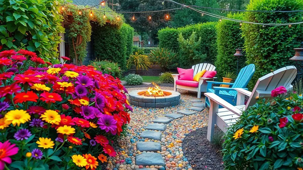 vibrant outdoor space ideas