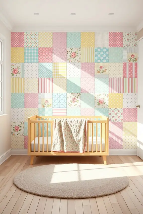 vibrant patchwork quilt design