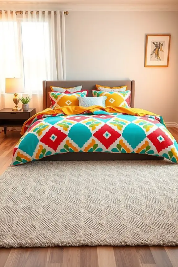vibrant patterns for bedrooms