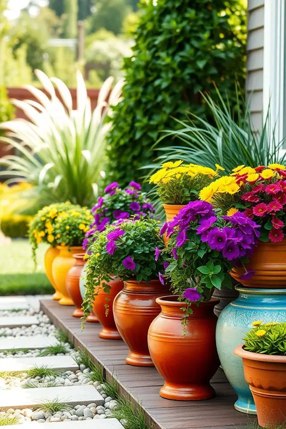 vibrant planters personal expression