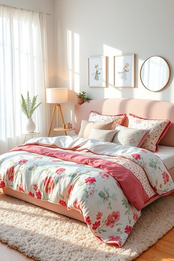 vibrant playful bedding styles