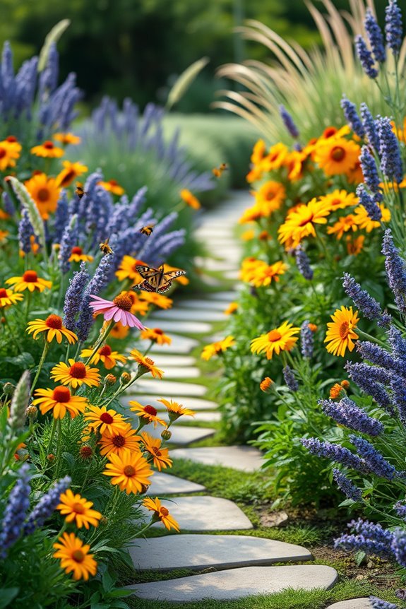 vibrant pollinator habitat creation