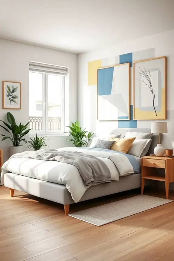 vibrant prints create focal points