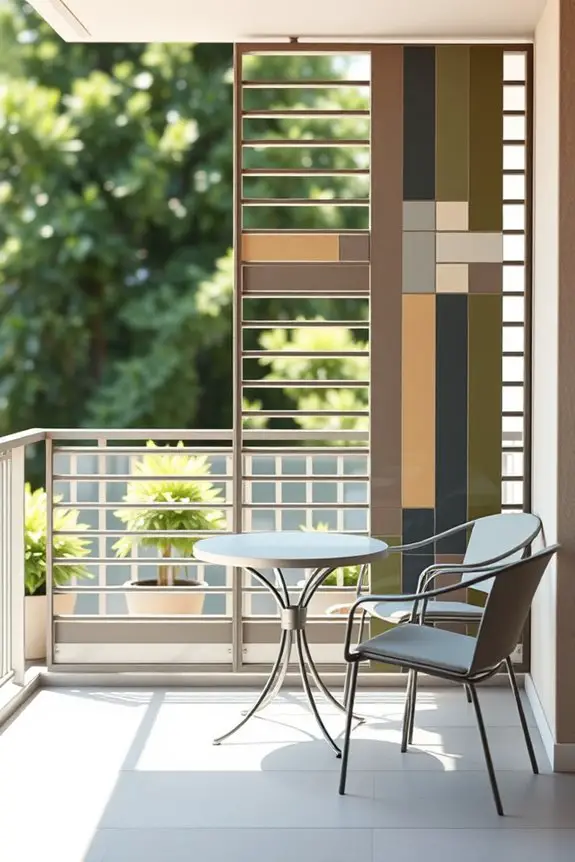 vibrant safe balcony aesthetics