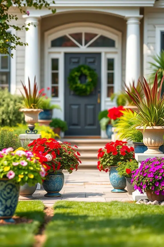 vibrant seasonal container gardens