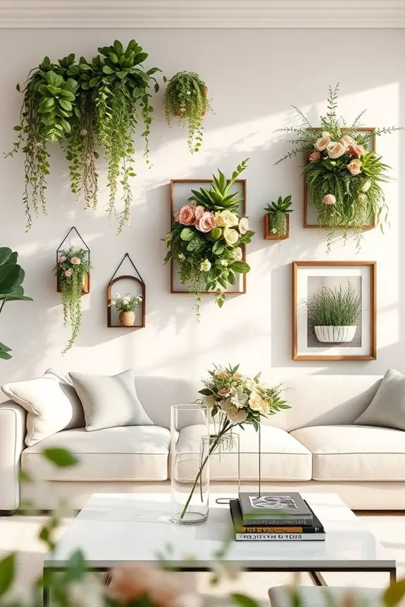 vibrant seasonal floral displays