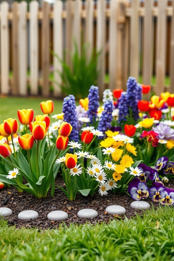 vibrant seasonal flower arrangement
