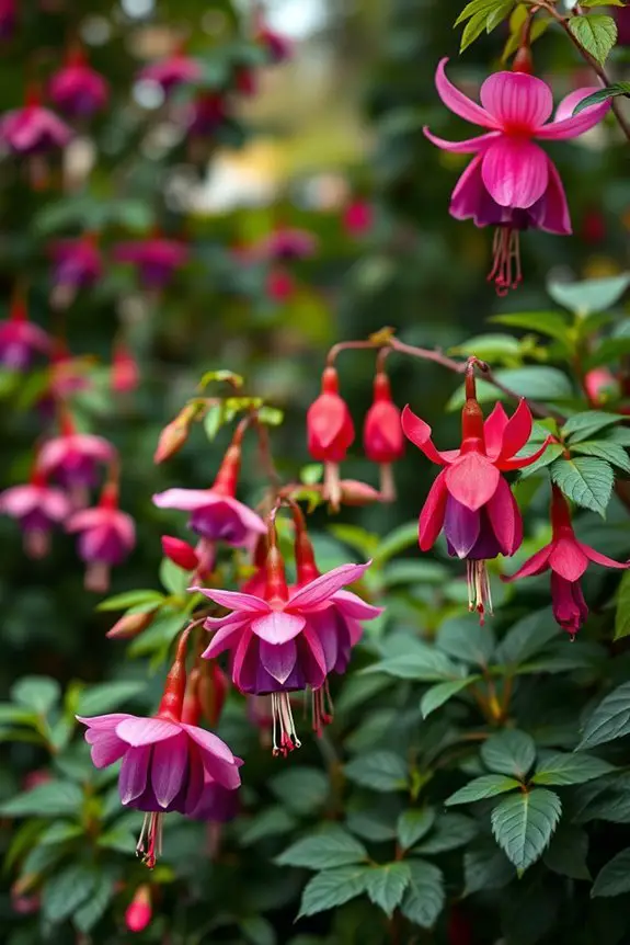 vibrant shade loving flowering plants