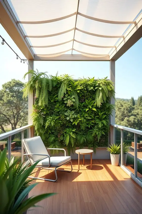 vibrant space saving garden wall