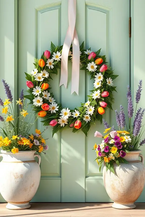 vibrant spring floral arrangements