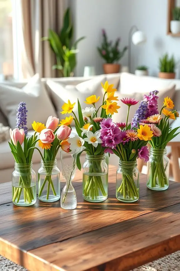 vibrant spring flower arrangements